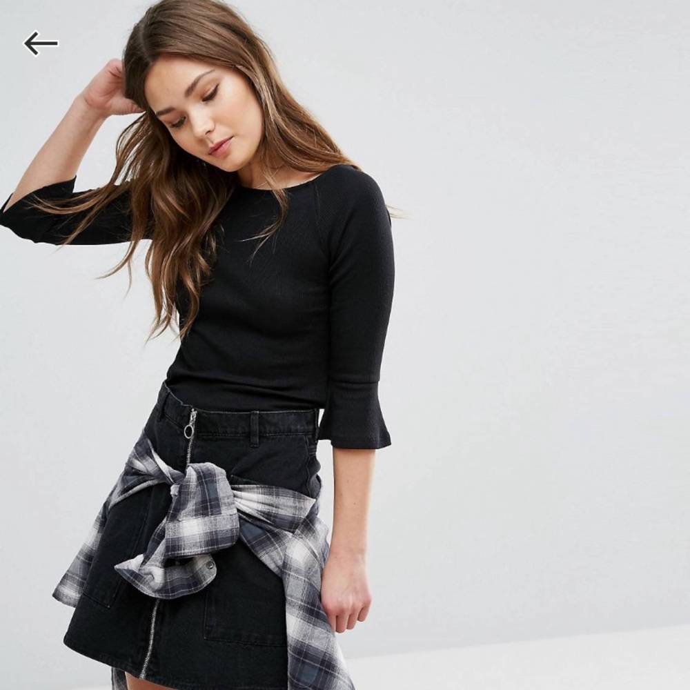 New Look Flare sleeve top